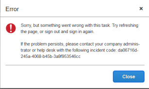 A screenshot of a computer error messageDescription automatically generated